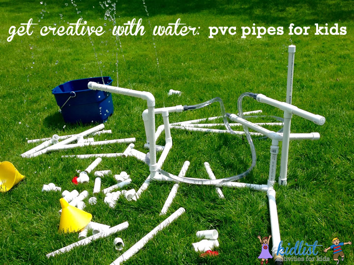 Get Creative With Water PVC Pipes For Kids kidlist • activities for kids