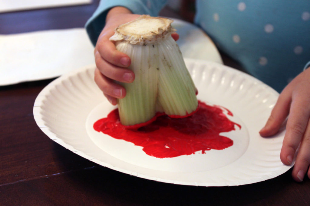 stamping celery
