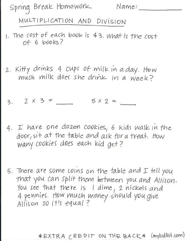 multiplication and division