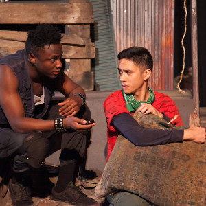 Characters Zeph (Matt Daniels) and Kegan (Al Evangelista)