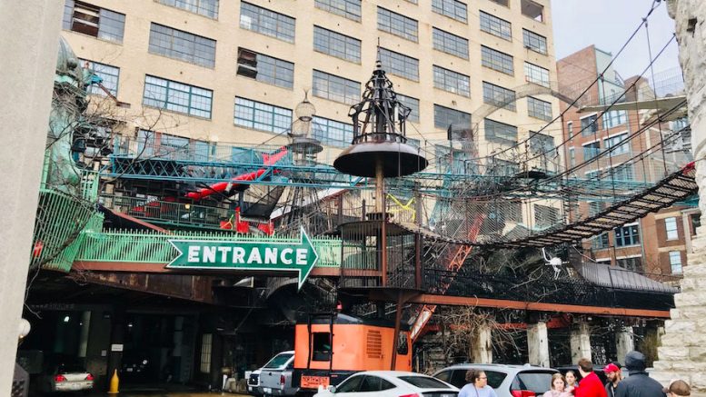The outside of the City Museum in St. Louis